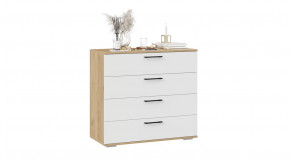 Комод «Нео» Дуб Крафт золотой, Белый в Губкинском - gubkinskij.mebel-tymen.ru | фото