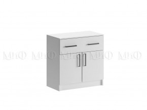 Комод с ящиком 2-мя дверьми Басямиф, белый в Губкинском - gubkinskij.mebel-tymen.ru | фото