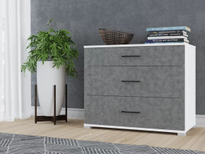 Комод Victor Белый-бетон в Губкинском - gubkinskij.mebel-tymen.ru | фото