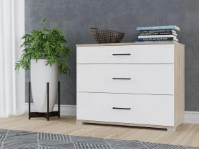 Комод Victor Сонома-Белый в Губкинском - gubkinskij.mebel-tymen.ru | фото