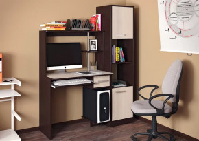 Компьютерный стол Дебют с пеналом в Губкинском - gubkinskij.mebel-tymen.ru | фото