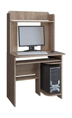 Компьютерный стол КЛ №5.5 Дуб баррик в Губкинском - gubkinskij.mebel-tymen.ru | фото