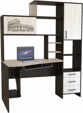 Компьютерный стол КЛ №6.0 Венге/Дуб молочный в Губкинском - gubkinskij.mebel-tymen.ru | фото