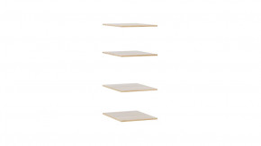 Комплект полок Яблоня Беллуно в Губкинском - gubkinskij.mebel-tymen.ru | фото