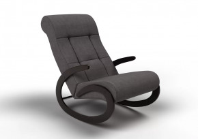 Кресло-качалка Мальта ткань галька в Губкинском - gubkinskij.mebel-tymen.ru | фото