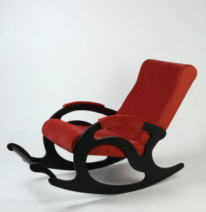 Кресло-качалка Тироль ткань-Терракот в Губкинском - gubkinskij.mebel-tymen.ru | фото