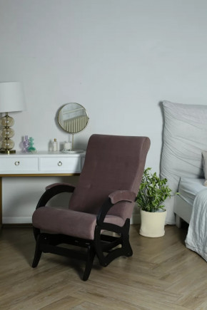 Кресло маятниковое Амелия,ткань кофе с молоком в Губкинском - gubkinskij.mebel-tymen.ru | фото