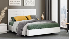 Кровать «Бетта» Тип 3 Белый снег, Белый в Губкинском - gubkinskij.mebel-tymen.ru | фото