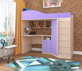 Кровать-чердак Кадет 1 с металлической лестницей Ярофф в Губкинском - gubkinskij.mebel-tymen.ru | фото