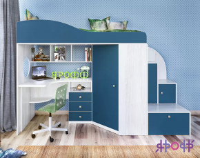 Кровать-чердак Кадет-1 Ярофф в Губкинском - gubkinskij.mebel-tymen.ru | фото