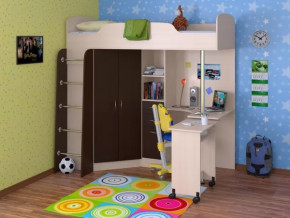 Кровать-чердак Теремок-1 в Губкинском - gubkinskij.mebel-tymen.ru | фото