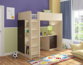 Кровать-чердак Теремок-3 в Губкинском - gubkinskij.mebel-tymen.ru | фото