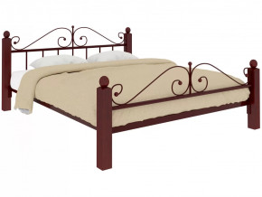 Кровать Диана Lux plus коричневая в Губкинском - gubkinskij.mebel-tymen.ru | фото