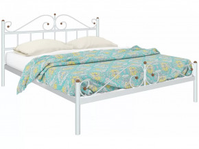 Кровать Диана Plus белая в Губкинском - gubkinskij.mebel-tymen.ru | фото