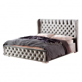 Кровать Франческа 1,6м под подъемный механизм Графит в Губкинском - gubkinskij.mebel-tymen.ru | фото