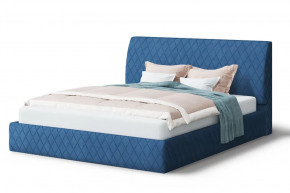 Кровать Хилтон, 2000*1200 мм, синий в Губкинском - gubkinskij.mebel-tymen.ru | фото