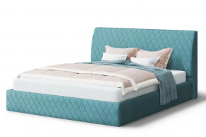 Кровать Хилтон, 2000*1400 мм, бирюзовый в Губкинском - gubkinskij.mebel-tymen.ru | фото