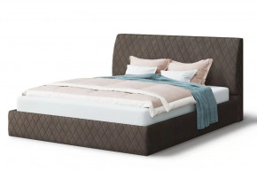 Кровать Хилтон, 2000*1400 мм, коричневый в Губкинском - gubkinskij.mebel-tymen.ru | фото