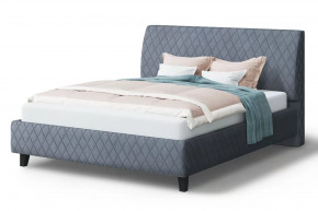 Кровать Хилтон, 2000*1800 мм, серый в Губкинском - gubkinskij.mebel-tymen.ru | фото