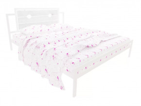 Кровать Инесса белая в Губкинском - gubkinskij.mebel-tymen.ru | фото