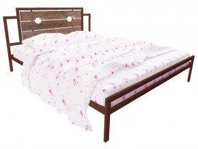 Кровать Инесса коричневая в Губкинском - gubkinskij.mebel-tymen.ru | фото