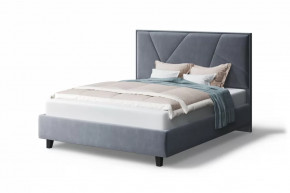 Кровать Ингрид, 1800*2000 мм, на опорах, серый в Губкинском - gubkinskij.mebel-tymen.ru | фото