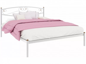 Кровать Каролина белая в Губкинском - gubkinskij.mebel-tymen.ru | фото