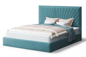 Кровать Леона, 2000*1400 мм, бирюзовый в Губкинском - gubkinskij.mebel-tymen.ru | фото