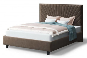 Кровать Леона, 2000*1400 мм, коричневый в Губкинском - gubkinskij.mebel-tymen.ru | фото