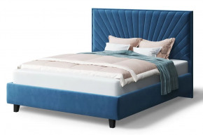 Кровать Леона, 2000*1400 мм, синий в Губкинском - gubkinskij.mebel-tymen.ru | фото