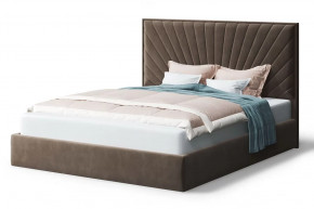 Кровать Леона, 2000*1800 мм, коричневый в Губкинском - gubkinskij.mebel-tymen.ru | фото