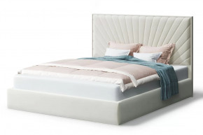 Кровать Леона, 2000*1800 мм, серо-белый в Губкинском - gubkinskij.mebel-tymen.ru | фото