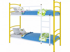 Кровать Милана duo желтая в Губкинском - gubkinskij.mebel-tymen.ru | фото