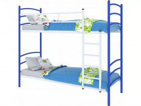 Кровать Милана duo синяя в Губкинском - gubkinskij.mebel-tymen.ru | фото