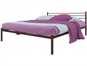 Кровать Милана коричневая в Губкинском - gubkinskij.mebel-tymen.ru | фото