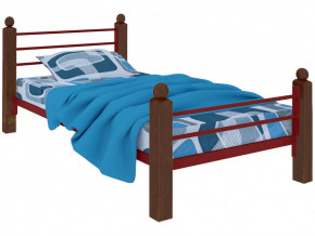 Кровать Милана мини Lux Plus красная в Губкинском - gubkinskij.mebel-tymen.ru | фото