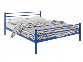 Кровать Милана Plus синяя в Губкинском - gubkinskij.mebel-tymen.ru | фото