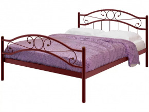 Кровать Надежда Plus красная в Губкинском - gubkinskij.mebel-tymen.ru | фото