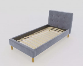 Кровать Пайли 900 Серый в Губкинском - gubkinskij.mebel-tymen.ru | фото