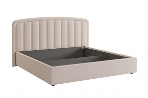 Кровать (каркас) Сиена 2 180х200 см крем (велюр) в Губкинском - gubkinskij.mebel-tymen.ru | фото
