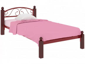 Кровать Вероника Мини Lux красная в Губкинском - gubkinskij.mebel-tymen.ru | фото