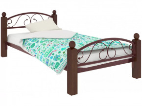 Кровать Вероника Мини Lux Plus коричневая в Губкинском - gubkinskij.mebel-tymen.ru | фото