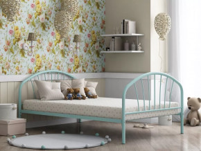 Кровать Эвора Голубой в Губкинском - gubkinskij.mebel-tymen.ru | фото