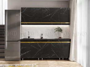 Кухня Милена 2,0м (Мрамор Блэк софт (Антарес)) в Губкинском - gubkinskij.mebel-tymen.ru | фото