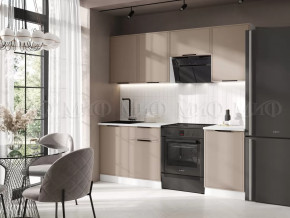 Кухня Николь 2,1м (Холст латте) в Губкинском - gubkinskij.mebel-tymen.ru | фото