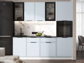 Кухня Николь 2,2м (Браш Блю) в Губкинском - gubkinskij.mebel-tymen.ru | фото
