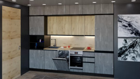 Кухонный гарнитур Адажио люкс 3000 мм в Губкинском - gubkinskij.mebel-tymen.ru | фото