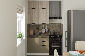 Кухонный гарнитур Альба мини 1000 мм в Губкинском - gubkinskij.mebel-tymen.ru | фото