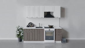 Кухонный гарнитур «Бьянка» длиной 220 см в Губкинском - gubkinskij.mebel-tymen.ru | фото