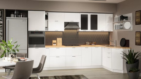 Кухонный гарнитур «Габриэлла» №2 Белый/Сноу в Губкинском - gubkinskij.mebel-tymen.ru | фото